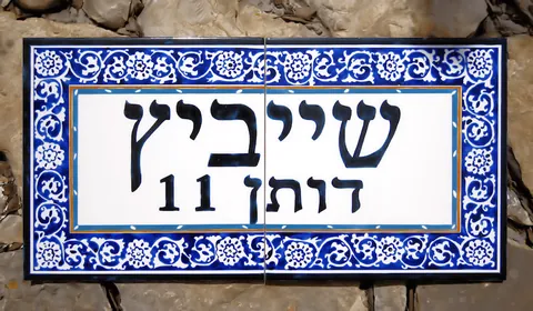 אריחים מצויירים: דגם ציטרון 25*50