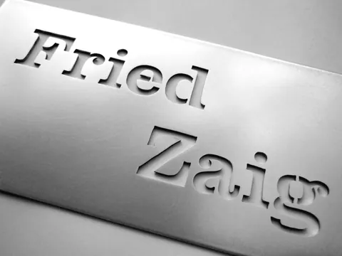 Metal plaque Fried 2 - Aluminum 15x7.5