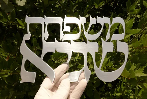 שלט מוברש