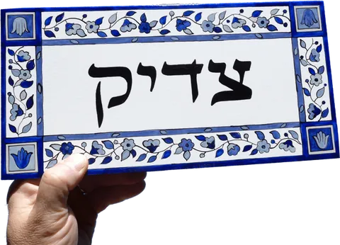 שלט צדיק