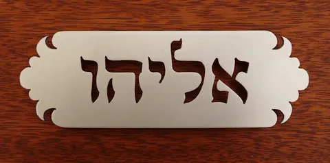 Elijah Hebrew name is Elyahoo