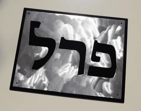 שלט עם גימור דיסק
