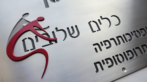 שלט לוגו מתכת