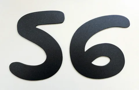 METAL HOUSE NUMBER