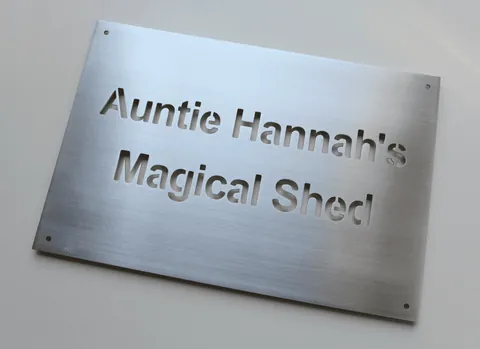 aluminium name plaque