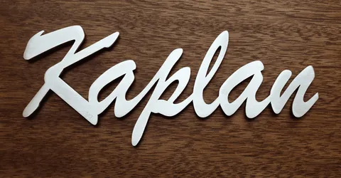 Metal letters nameplaque