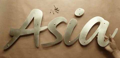 BRASS LETTERS