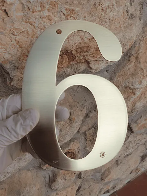 BRASS NUMBER