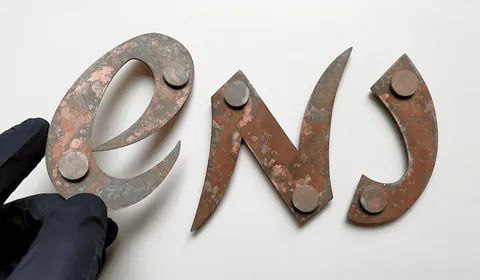 COPPER LETTERS