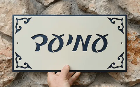DOUBLE LAYER METAL PLAQUE