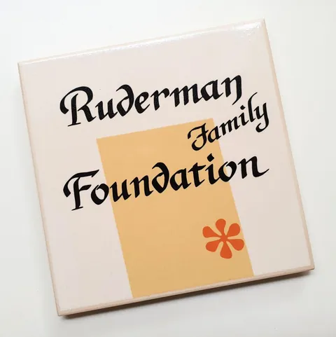 ceramic nameplate ruderman