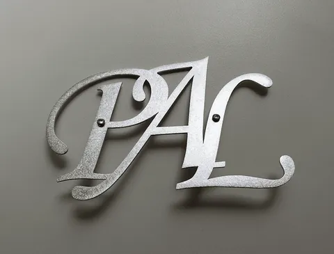 Aluminum monogram