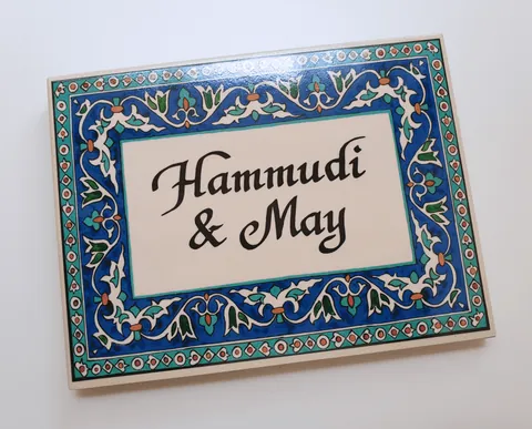 ceramic door sign