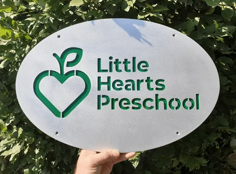 logo sign for kindergarten
